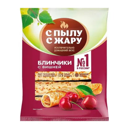 Блинчики С пылу с жару с вишней 360г