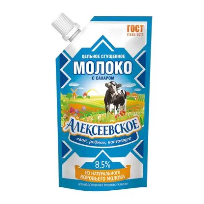 Молоко сгущенное Алексеевское 8.5% 270г