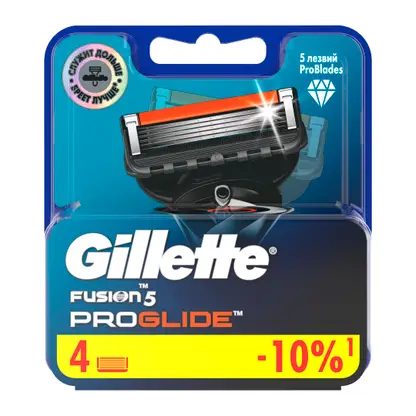 Кассеты для бритья Gillette Fusion 5 ProGlide 4шт