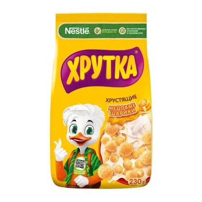Готовый Завтрак Хрутка Медовые Шарики 230г