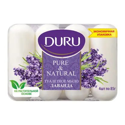 Мыло Duru Pure & Natural Лаванда 85г*4шт