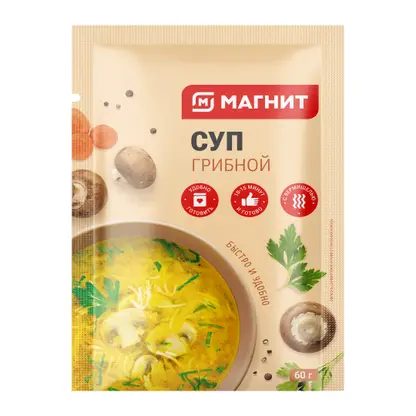 Суп Грибной/Гороховый Магнит 60г в ассортименте