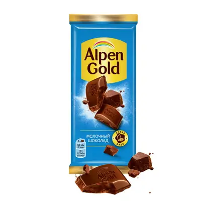 Молочный шоколад Alpen Gold 80г