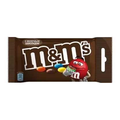 Драже c молочным шоколадом M&M's 45г