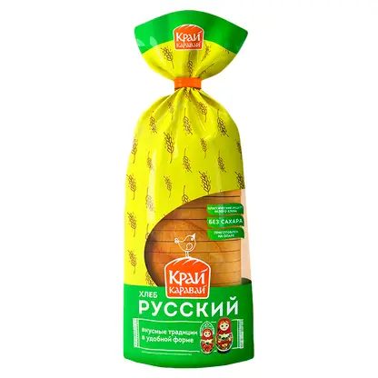 Хлеб Русский нарезанный Край Каравай 350г