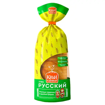 Хлеб Русский нарезанный Край Каравай 350г