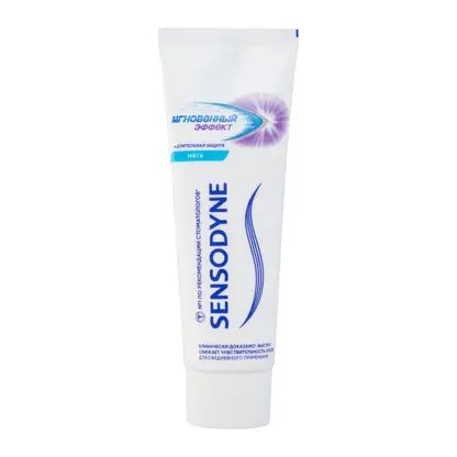 Зубная паста Sensodyne Мгновенный Эффект для чувствительных зубов с фтором 75мл