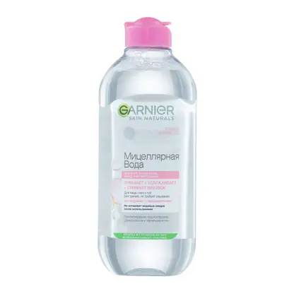 Мицеллярная вода для лица Garnier 3в1 с глицерином и П-анисовой кислотой для всех типов кожи 400мл