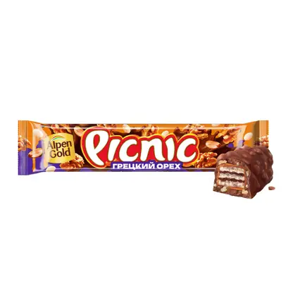Шоколадный батончик Picnic 52г
