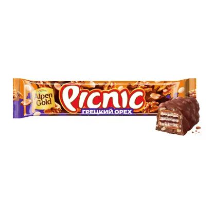 Шоколадный батончик Picnic 52г