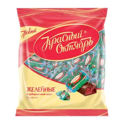 Конфеты Красный октябрь Желейные с барбарисовым вкусом 250г
