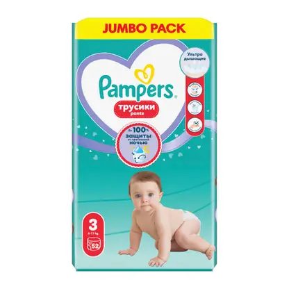 Трусики-подгузники Pampers Midi размер 3 6-11кг 52шт