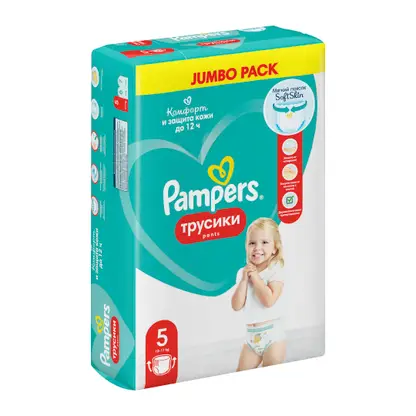 Трусики-подгузники Pampers Junior размер 5 12-17кг 42шт в ассортименте