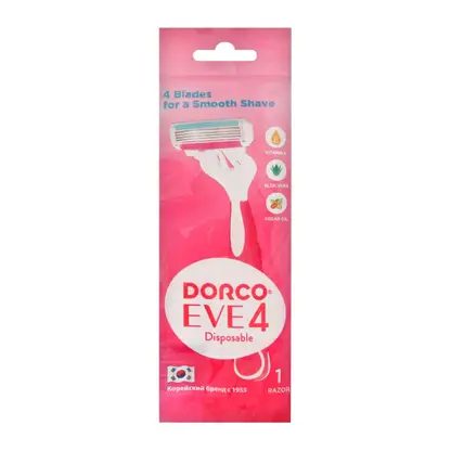 Одноразовый станок для бритья Dorco Eve 4 Disposable женская 4 лезвия 1шт