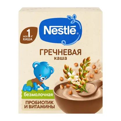 Каша детская безмолочная гречневая с 4 месяцев Nestle 200г