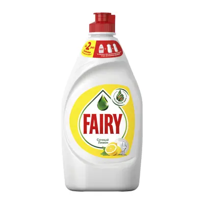 Средство для мытья посуды Fairy Сочный лимон/Апельсин и лимонник 450мл аромат в ассортименте