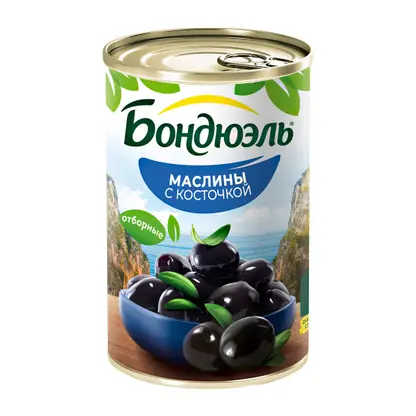 Маслины Бондюэль с косточкой 300г