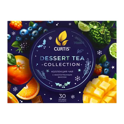 Набор чая Curtis Dessert Tea Collection ассорти 6 вкусов 30 саше