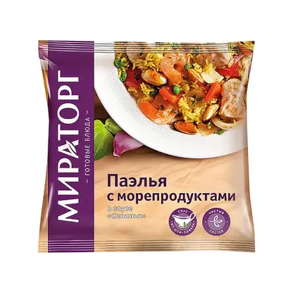 Паэлья Мираторг с морепродуктами 400г