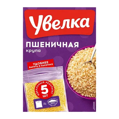 Крупа Увелка Пшеничная 5пак*80г