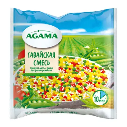 Гавайская смесь Agama быстрозамороженная 400г