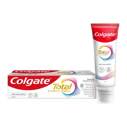 Зубная паста Colgate Total 12 Чистая мята 75мл