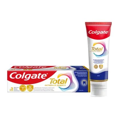 Зубная паста Colgate Total 12 Профессиональная Отбеливающая 75мл
