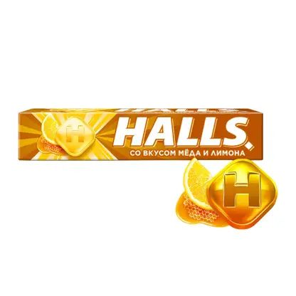 Карамель леденцовая Мед-лимон Halls 25г