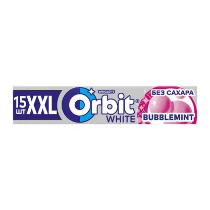 Жевательная резинка Orbit White XXL Bubblemint без сахара 20.4г