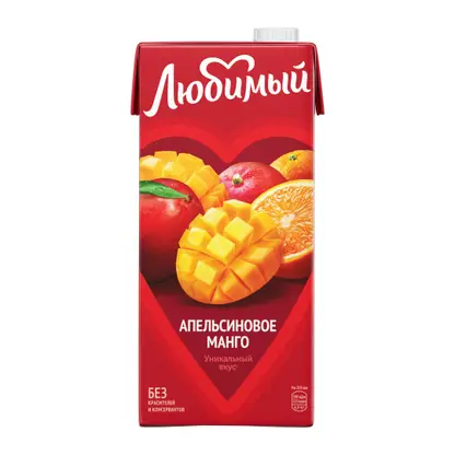 Напиток Любимый Апельсиновое манго 950мл