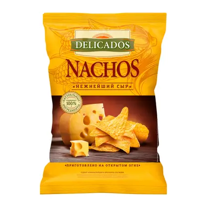 Начос Delicados с нежнейшим сыром 150г