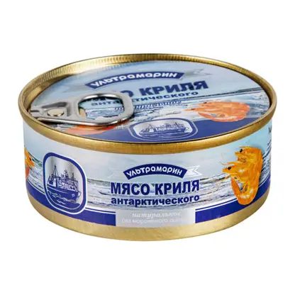 Мясо криля натуральное Ультрамарин 105г