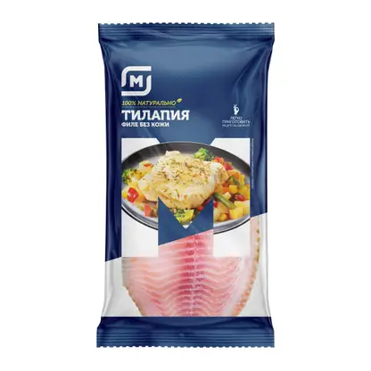Тилапия филе без кожи 500г