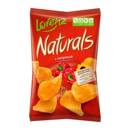 Чипсы картофельные Naturals с паприкой 100г