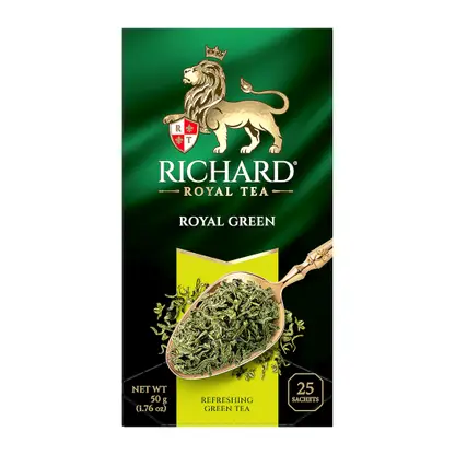 Чай зеленый Richard Royal Green байховый 25пак