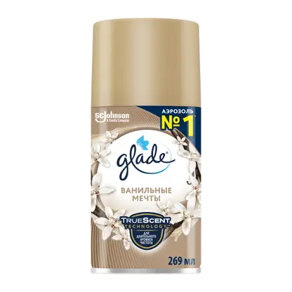 Сменный баллон для освежителя воздуха Glade Ванильные мечты 269мл