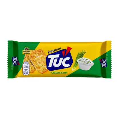 Крекер cо вкусом сметаны и лука Tuc 100г