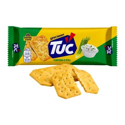 Крекер cо вкусом сметаны и лука Tuc 100г