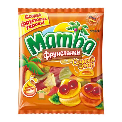 Мармелад жевательный Сочный центр фрумеладки Mamba 70г