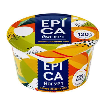 Йогурт Epica Манго семена чиа 5% 130г