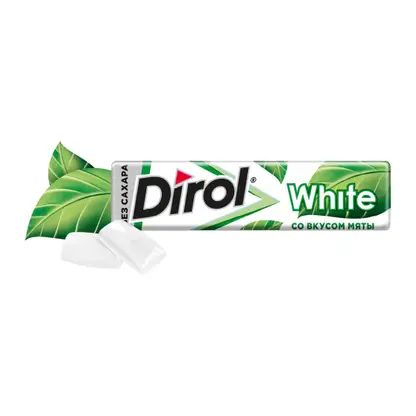 Жевательная резинка Dirol White Мята 13.6г