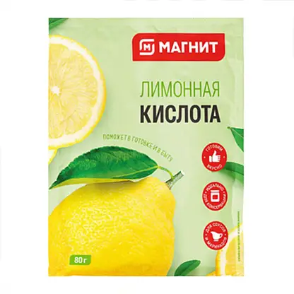 Лимонная кислота Магнит 80г