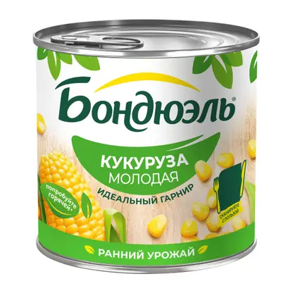 Кукуруза Бондюэль молодая 340г