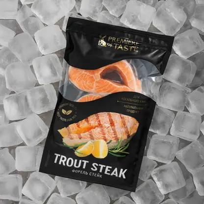 Стейк форели свежемороженый Premiere of Taste 500г