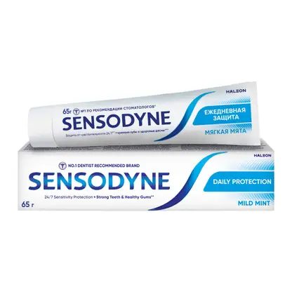 Зубная паста Sensodyne Ежедневная защита для чувствительных зубов 65г