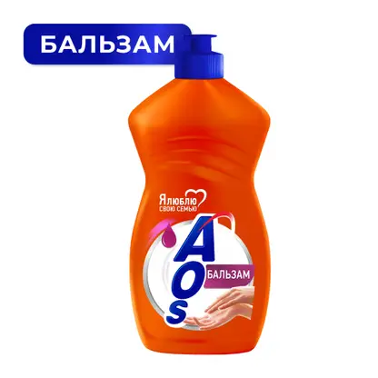 Гель для мытья посуды Aos Бальзам/Лимон 450г в ассортименте