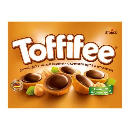 Конфеты Лесной орех в карамели Toffifee 250г