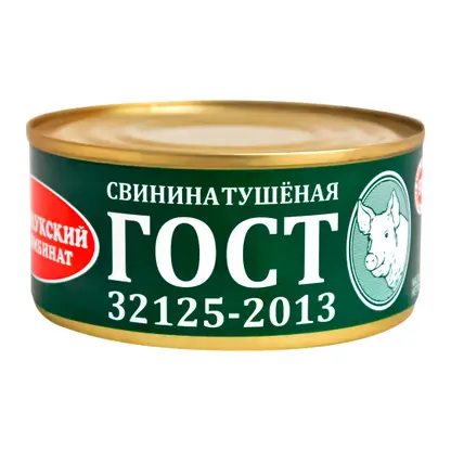 Свинина Великолукский МК тушеная 325г