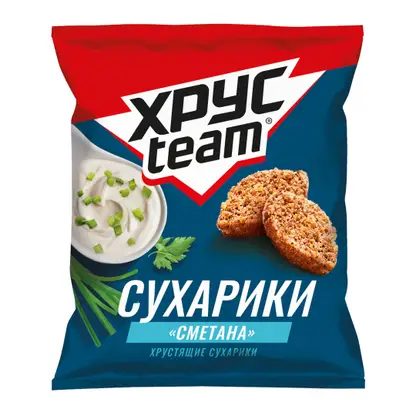 Сухарики Хрусteam Сметана 40г