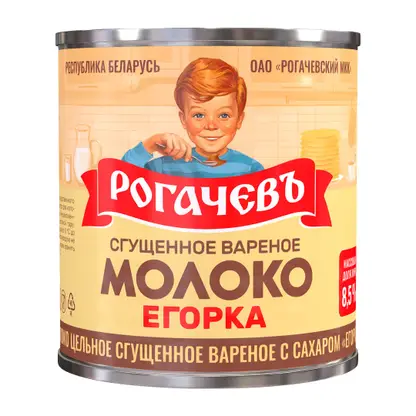 Молоко сгущенное Рогачевъ Вареное с сахаром 8.5% 360г